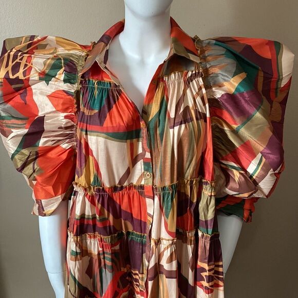 NWOT Falltansic Days Dress - Size 2X - Brown - Picture 11 of 15